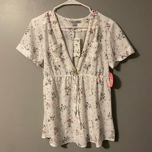 New flower maternity shirt